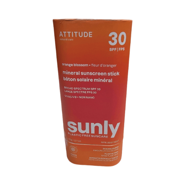 Stick solaire minéral - FPS 30 - Fleur d'oranger