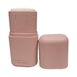 Set of pink cylindrical containers with 'Kuuma' branding on a white background